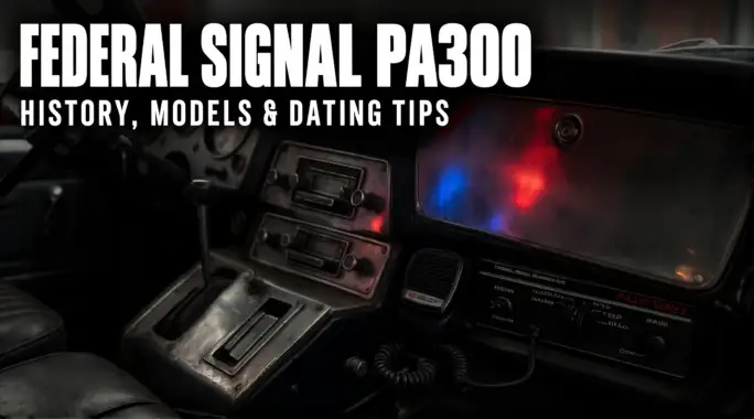Federal Signal PA300 Siren: History, Models & Dating Tips