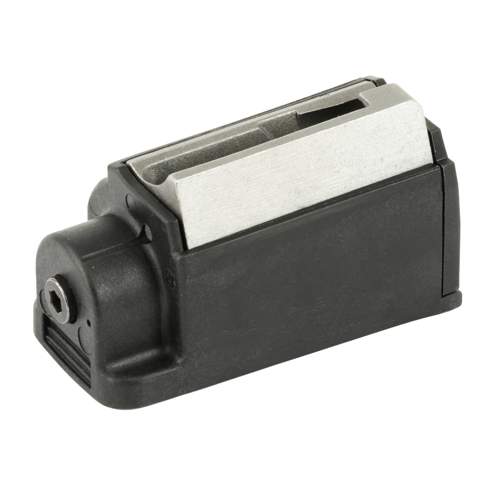 Ruger M77/357 Magazine 5 Round 357 Magnum Rotary Mag Black Polymer 90345-img-0