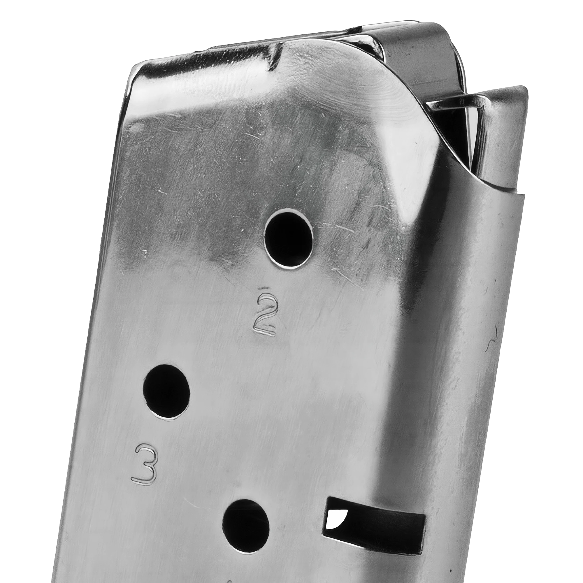 Mec-Gar 1911 Full Size .45 ACP 7-Round Magazine Nickel MGCG4507N-img-2