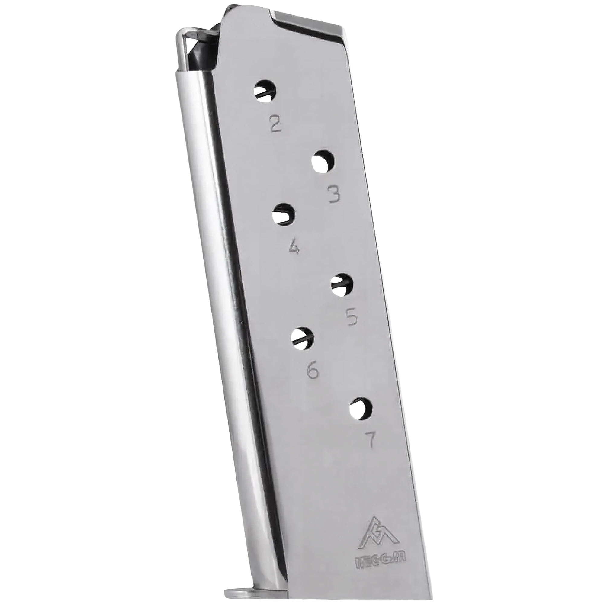 Mec-Gar 1911 Full Size .45 ACP 7-Round Magazine Nickel MGCG4507N-img-5