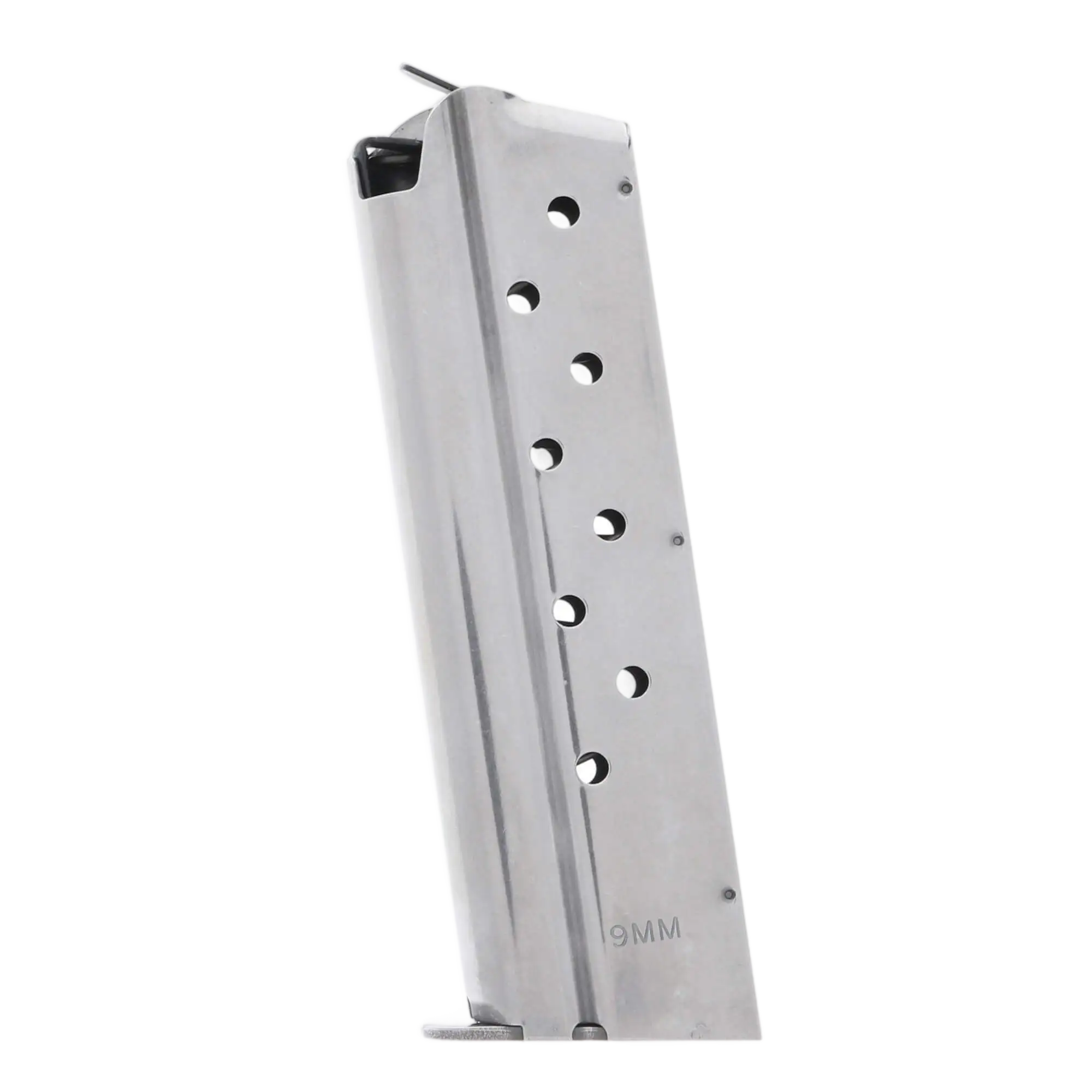 Check-Mate 1911 Magazine 9mm 9-Round Stainless Steel Full Size Commander-img-2