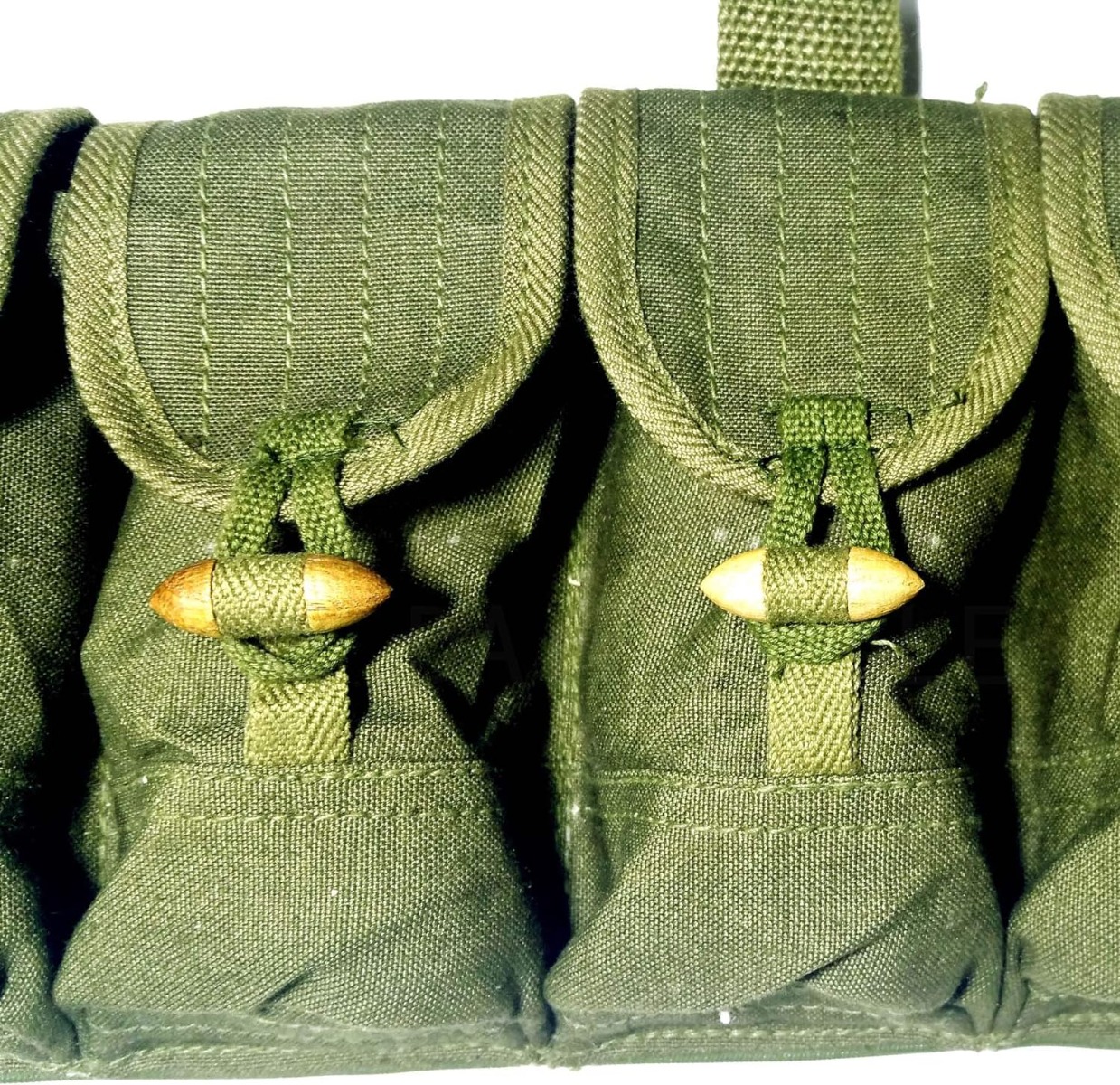 Chinese SKS Bandolier Stripper Clip Pouch 7.62x39 Surplus Army 10 Pocket-img-1