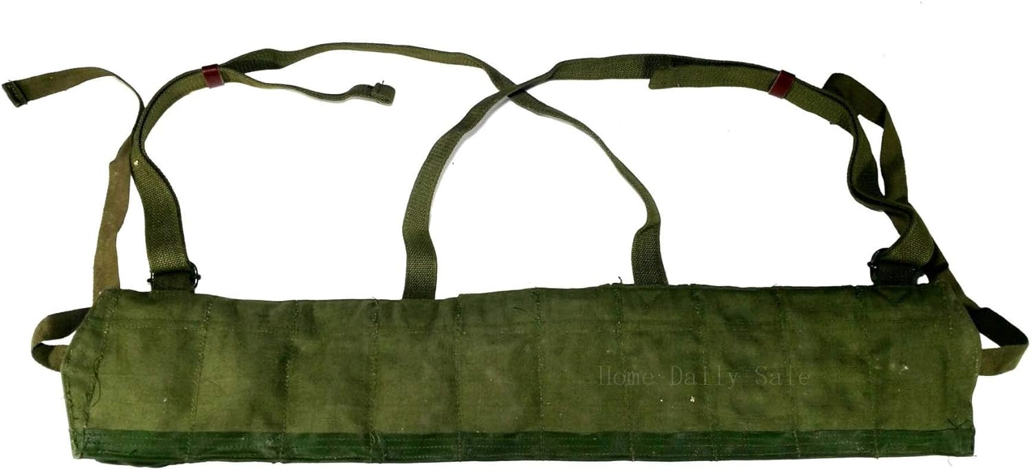 Chinese SKS Bandolier Stripper Clip Pouch 7.62x39 Surplus Army 10 Pocket-img-3
