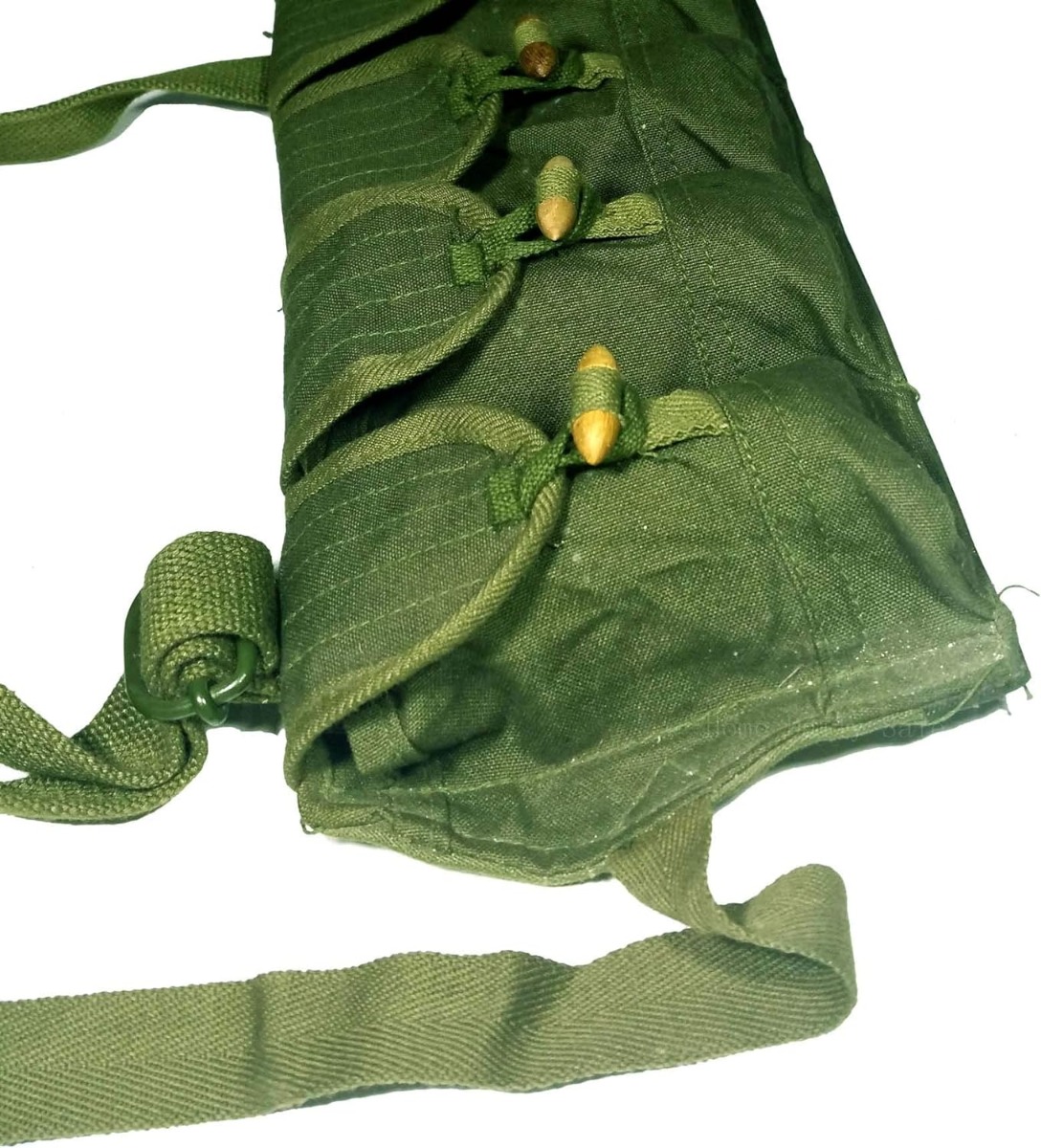Chinese SKS Bandolier Stripper Clip Pouch 7.62x39 Surplus Army 10 Pocket-img-2