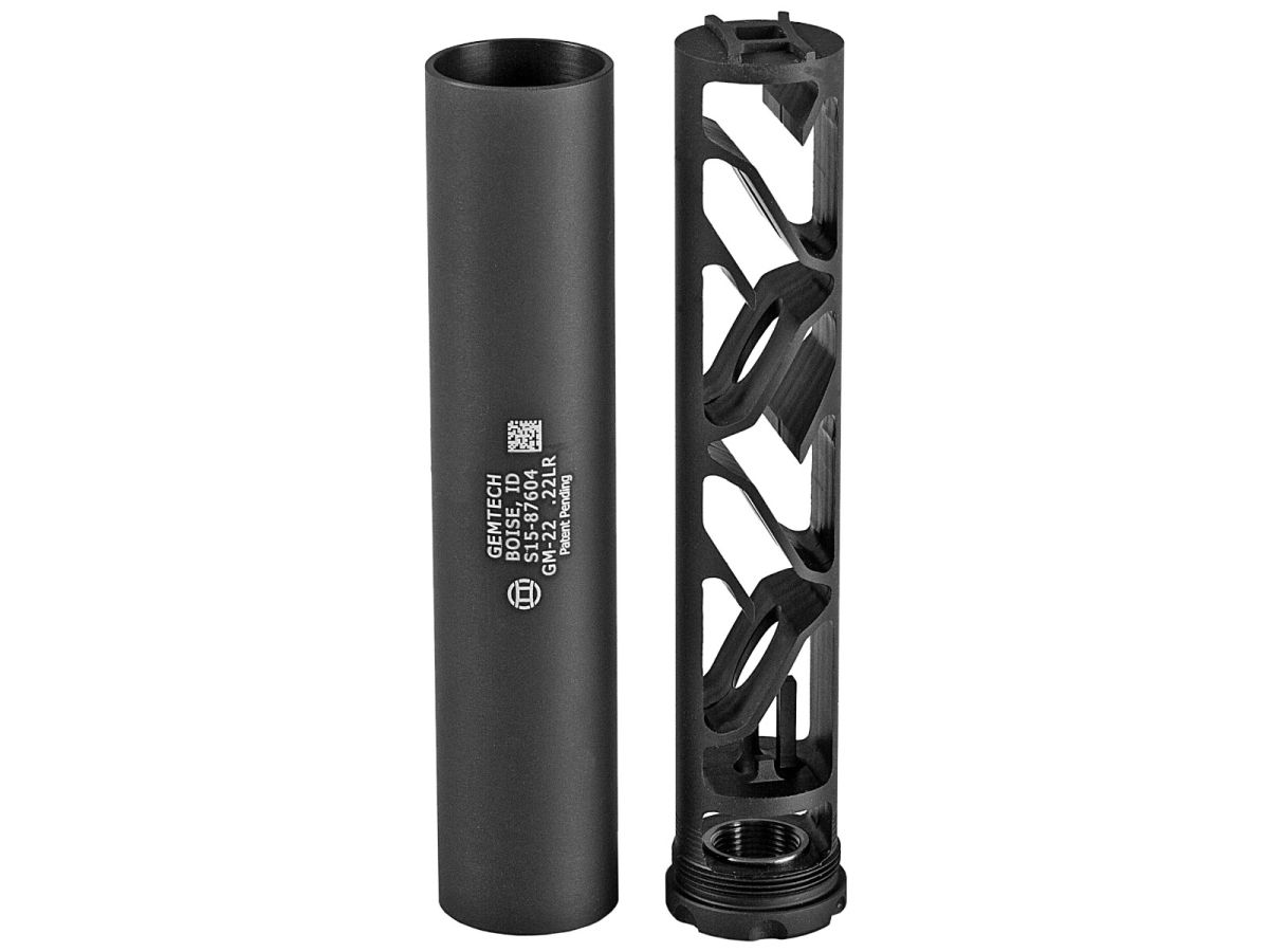 Gemtech GM-22 .22 LR Rimfire Suppressor - 1/2x28 TPI | G-Core