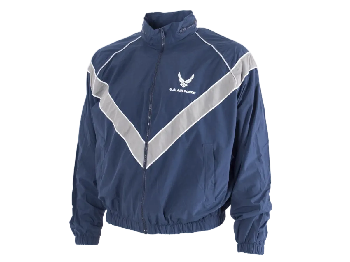US Air Force Windbreaker Jacket - Official USAF PT Uniform | Mesh 