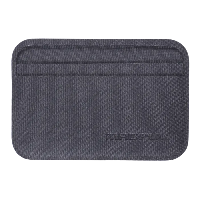 Magpul Daka Everyday Wallet Grey front view with card slots and embossed Magpul logo