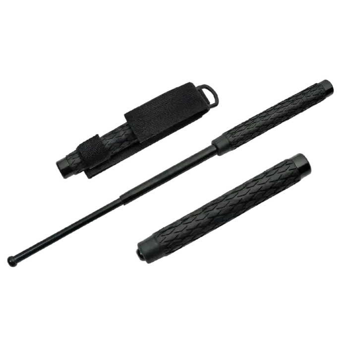21" Black Expandable Baton with Sheath