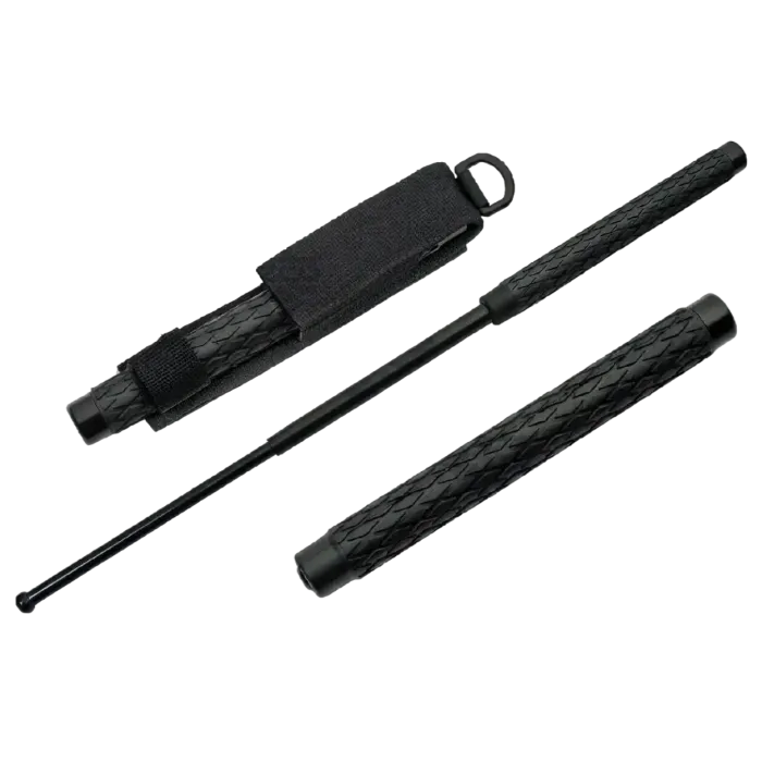 26" Black Expandable Baton with Sheath