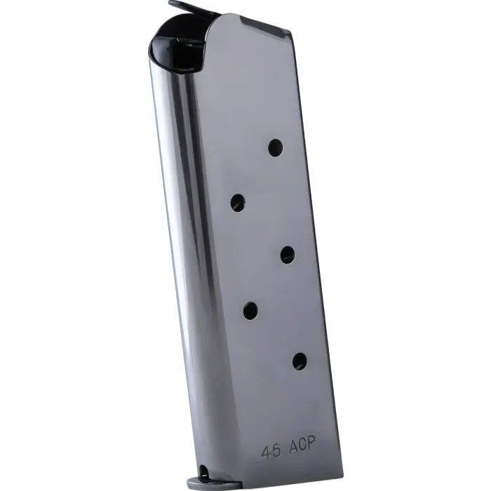 Checkmate 1911 Compact Stainless Steel 6-Round Magazine - 45ACP