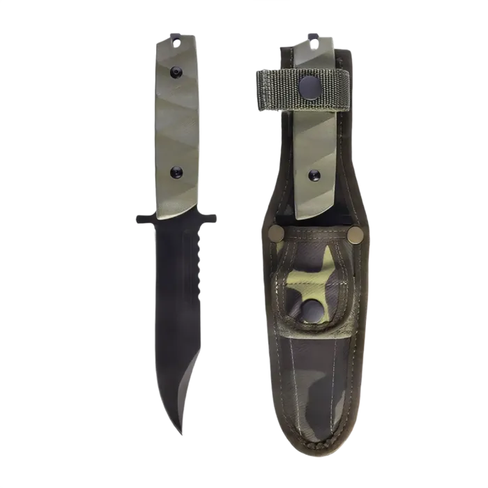 Czech Fighting Knife with Camo Sheath