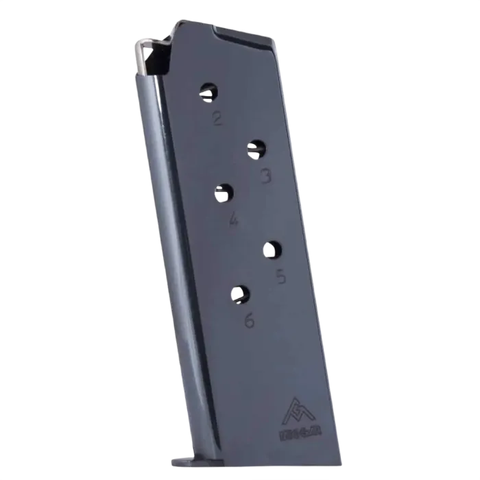 Mec-Gar 1911 Officer 45ACP Magazine - 6-Round Blued