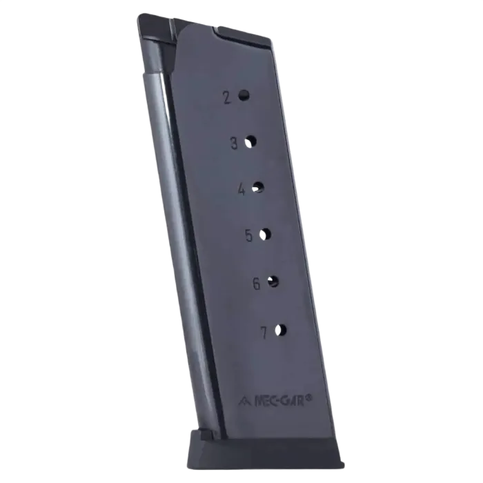 Mec-Gar 1911 Officer 45ACP Magazine - 7-Round Blued