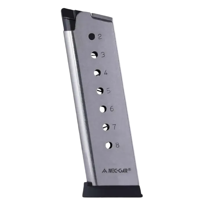Mec-Gar Colt 1911 Stainless Steel 8-Round Magazine