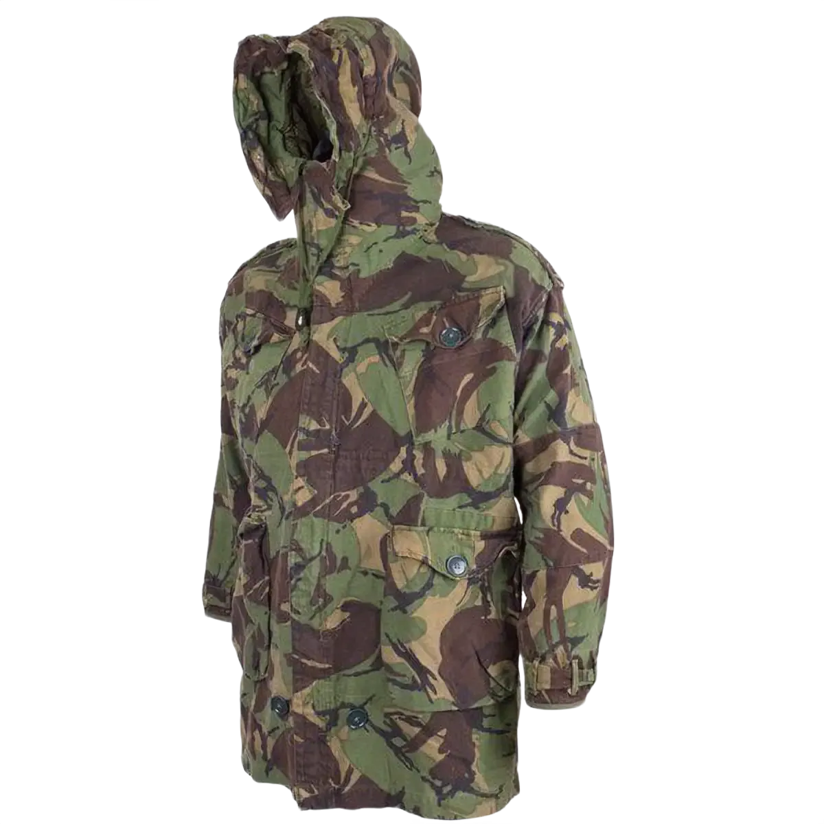 British Army Cold Weather Parka - DPM Camouflage Field Jacket 