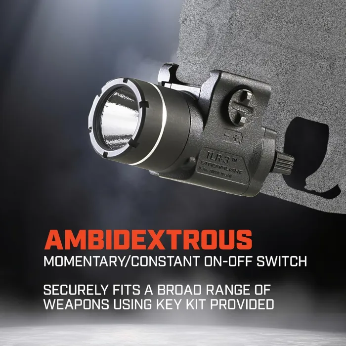 Streamlight TLR-3 Tactical Light 170 Lumens - Compact Weapon Light
