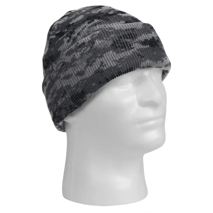 Deluxe Watch Cap - Subdued Urban Digital - On Mannequin