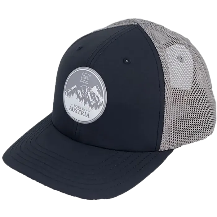 Glock Born In Austria Patch Adjustable Hat - Navy/Gray