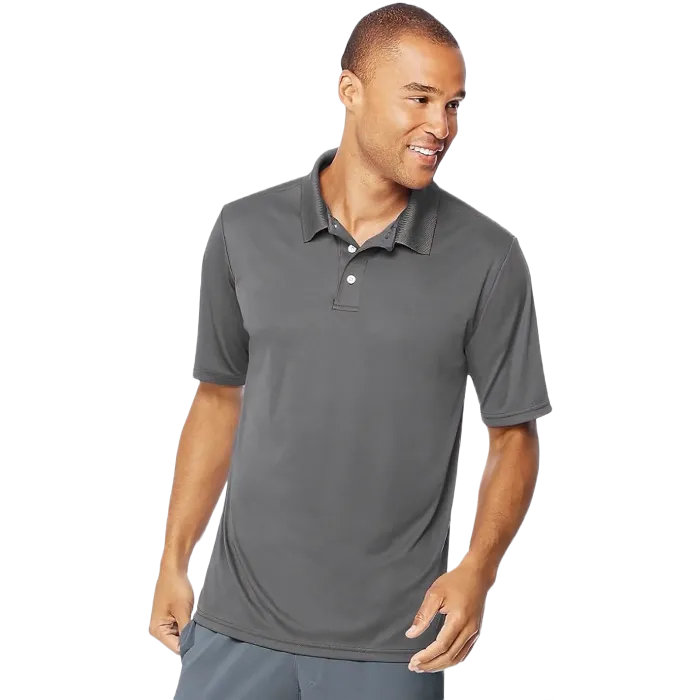 Hanes Cool DRI Polo - Gray