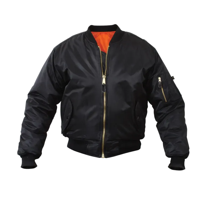Rothco MA-1 Flight Jacket - Black