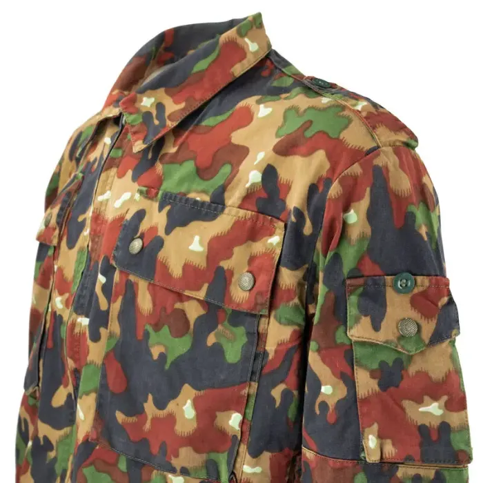 Swiss M83 Alpenflage Field Jacket | TAZ 83 Camo Swiss Army Surplus
