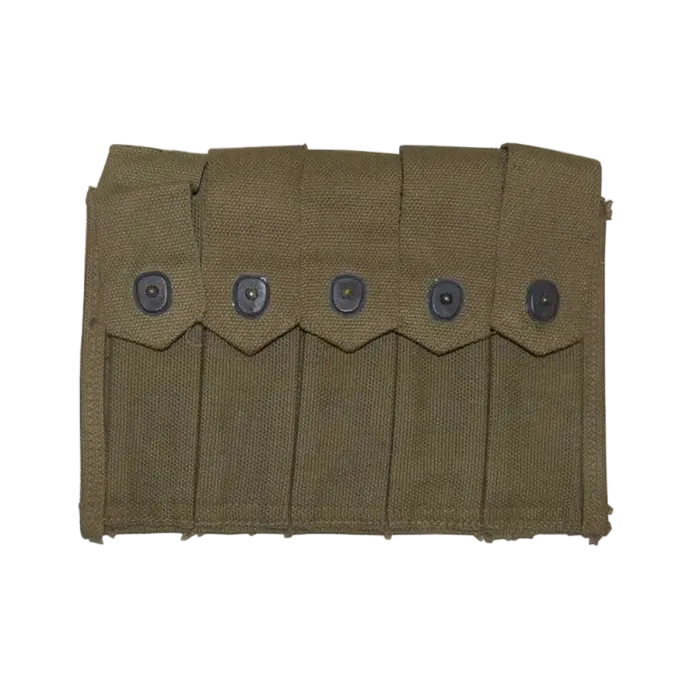 USGI Thompson Magazine Pouch – Authentic USGI Pouch, Carries Five 20-Round Thompson Magazines