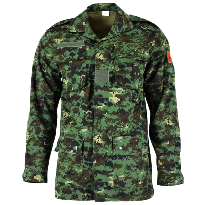 West African Guinea-Bissau Army Combat Jacket - Jungle Camo - L