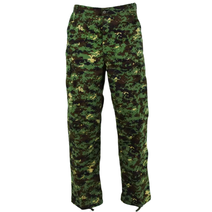 West African Guinea-Bissau Army Combat Pants - Jungle Camo
