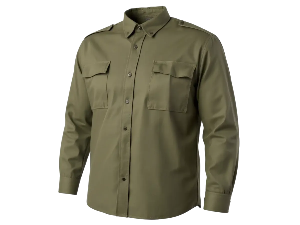 Croatian Army Vintage Field Shirt - RipStop OD Green Surplus