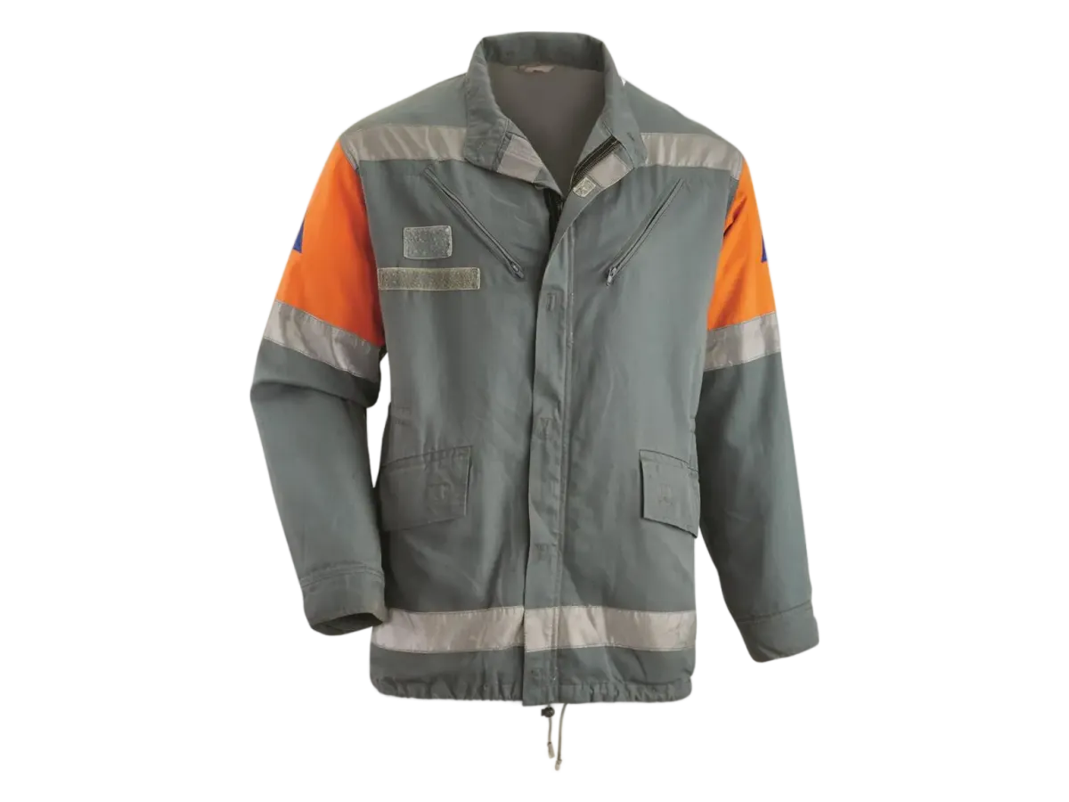 Czech Civil Defense Work Jacket - FR Aramid Reflective Surplus