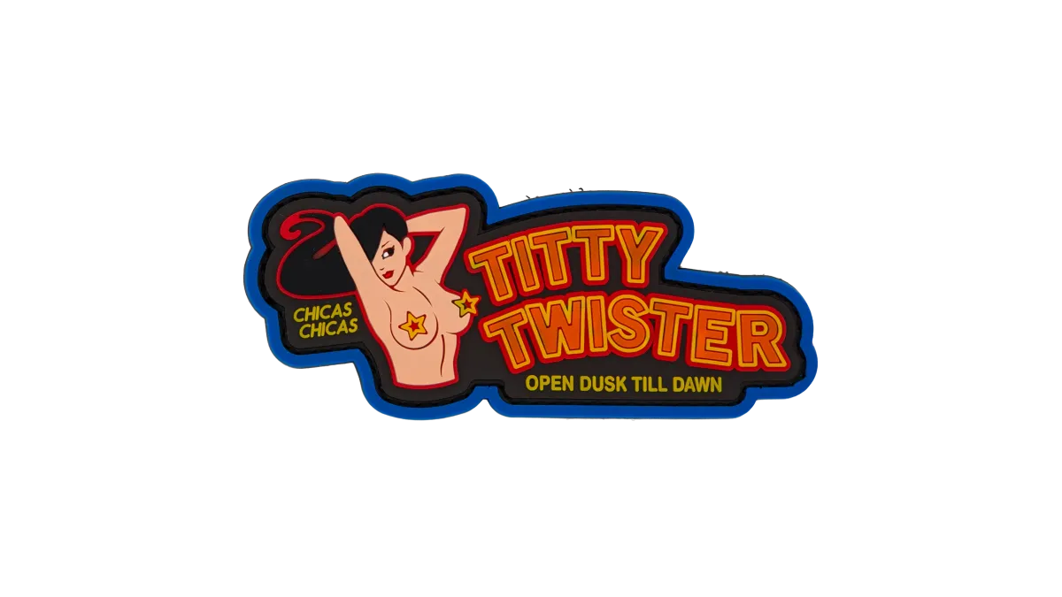 Mil-Spec Monkey Titty Twister Morale Patch - PVC Hook Backed