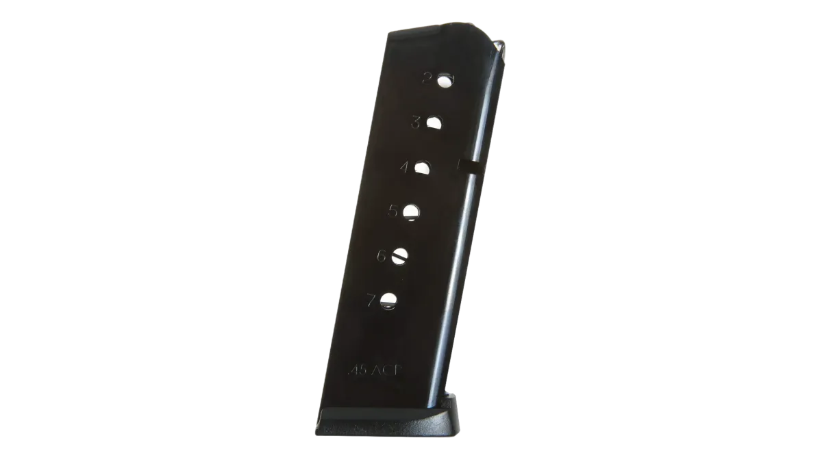 ACT-Mag 1911 .45 ACP Magazine - 7 Round Steel | Blued Finish