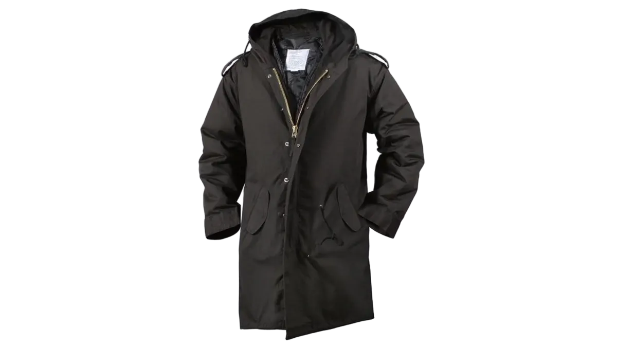 Rothco M-51 Fishtail Parka Black | Military Cold Weather Coat