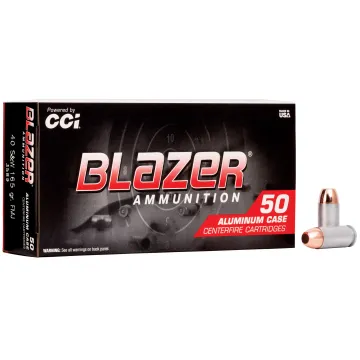 CCI Blazer 40SW Ammo - FMJ - 50 Rounds