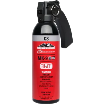 First Defense 360 CS MK-9 Gel Aerosol