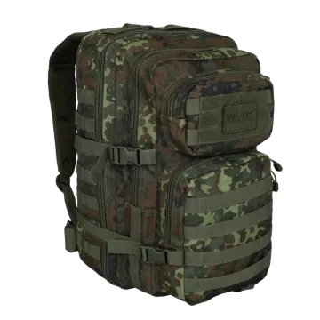 Mil-Tec Flecktarn Camo Assault Pack - 36L