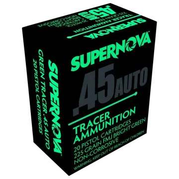 SuperNova Green Tracer Ammo - 45ACP