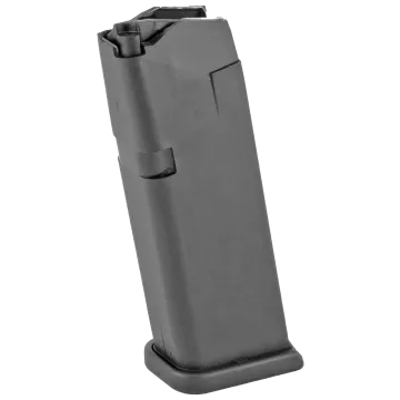 Glock 32 13-round .357 SIG black polymer magazine with steel-lined feed and round-count witness holes