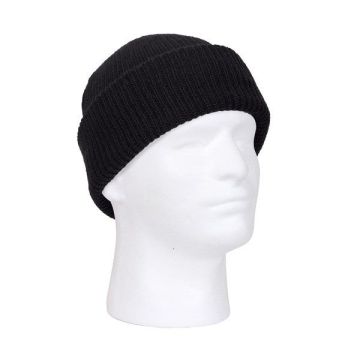 Acrylic Watch Cap - Black