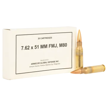 Armscor 7.62x51 M80 NATO Ammo