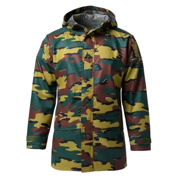 Belgian Army Jigsaw Camo Waterproof Jacket