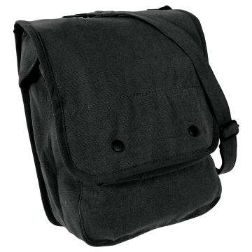 Black Canvas Map Case