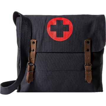 Black Canvas NATO Style Medic Bag