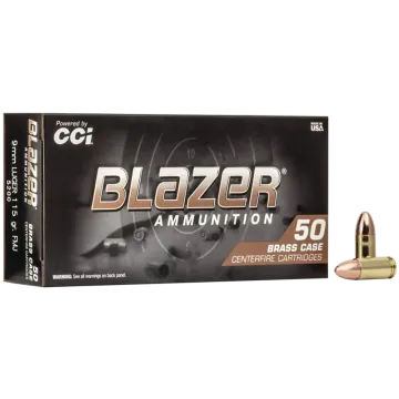 CCI Blazer Brass 9mm Ammo