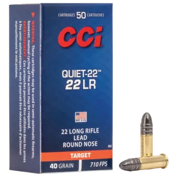 CCI .22 LR Quiet-22 Ammunition