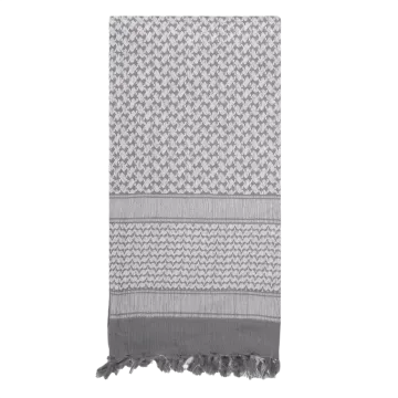 Grey Shemagh Desert Scarf