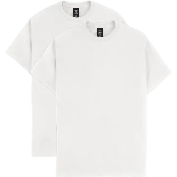 Hanes White Beefy-T T-Shirt - 2-Pack