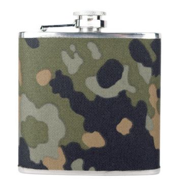Mil-Tec Camouflage Flask - Flecktarn