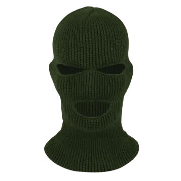 Three Hole Face Mask - Olive Drab