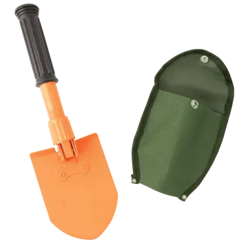 Orange Mini Shovel with Pick